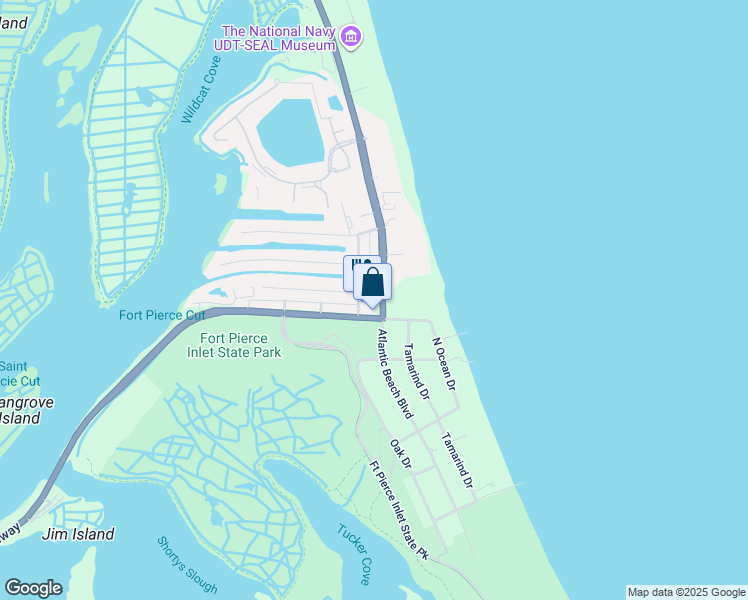 map of restaurants, bars, coffee shops, grocery stores, and more near in St. Lucie County