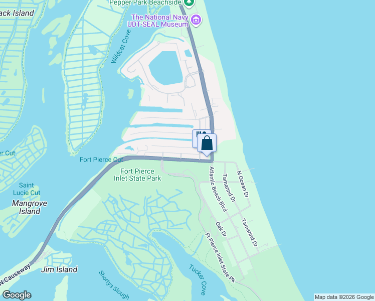 map of restaurants, bars, coffee shops, grocery stores, and more near 237 Bimini Drive in Fort Pierce