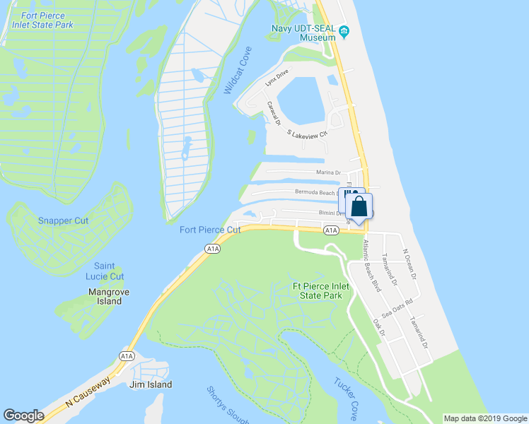 map of restaurants, bars, coffee shops, grocery stores, and more near 2510 Harbour Cove Drive in Fort Pierce