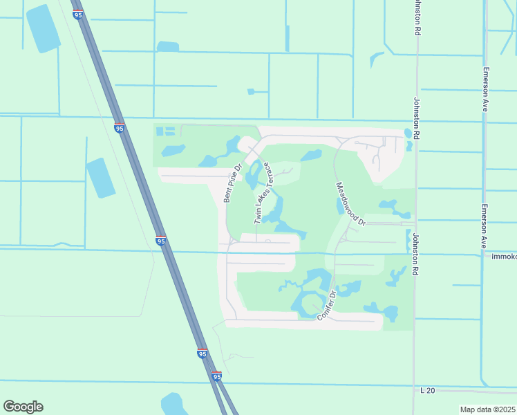 map of restaurants, bars, coffee shops, grocery stores, and more near 3351 Twin Lakes Terrace in Fort Pierce
