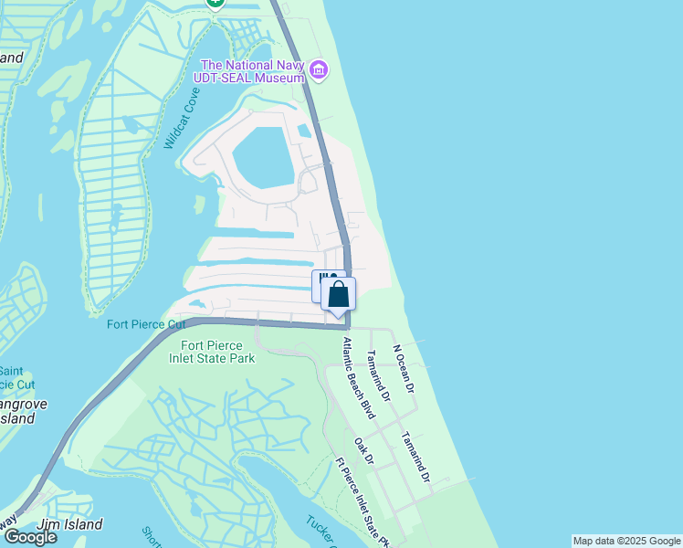 map of restaurants, bars, coffee shops, grocery stores, and more near 2800 Flotilla Terrace in Fort Pierce