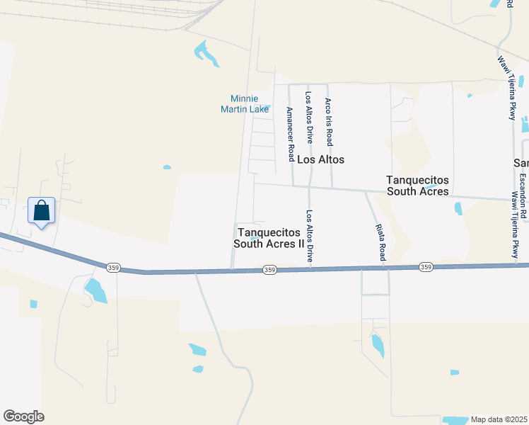 map of restaurants, bars, coffee shops, grocery stores, and more near Canyon Road in Laredo
