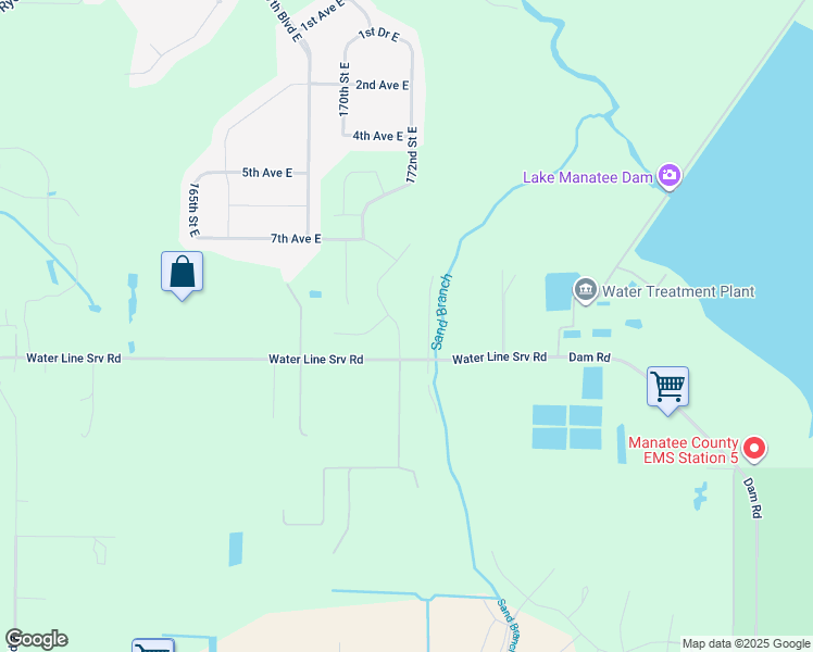 map of restaurants, bars, coffee shops, grocery stores, and more near in Myakka City