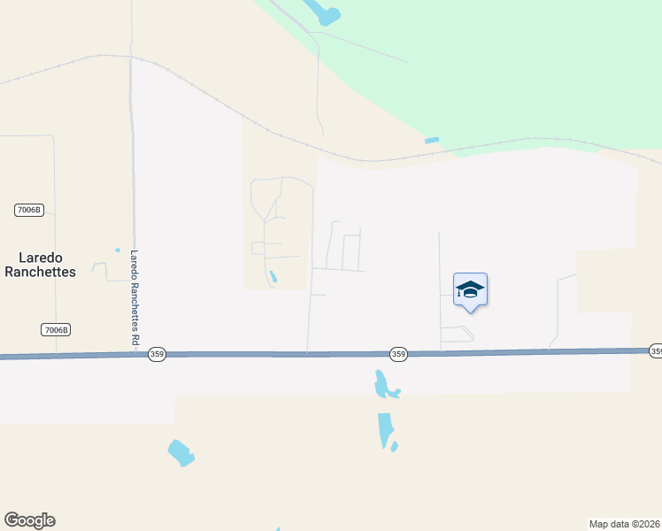 map of restaurants, bars, coffee shops, grocery stores, and more near 501 Ansel Drive in Laredo