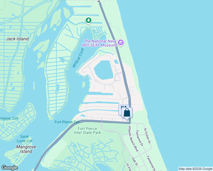 map of restaurants, bars, coffee shops, grocery stores, and more near 3218 South Lakeview Circle in Fort Pierce