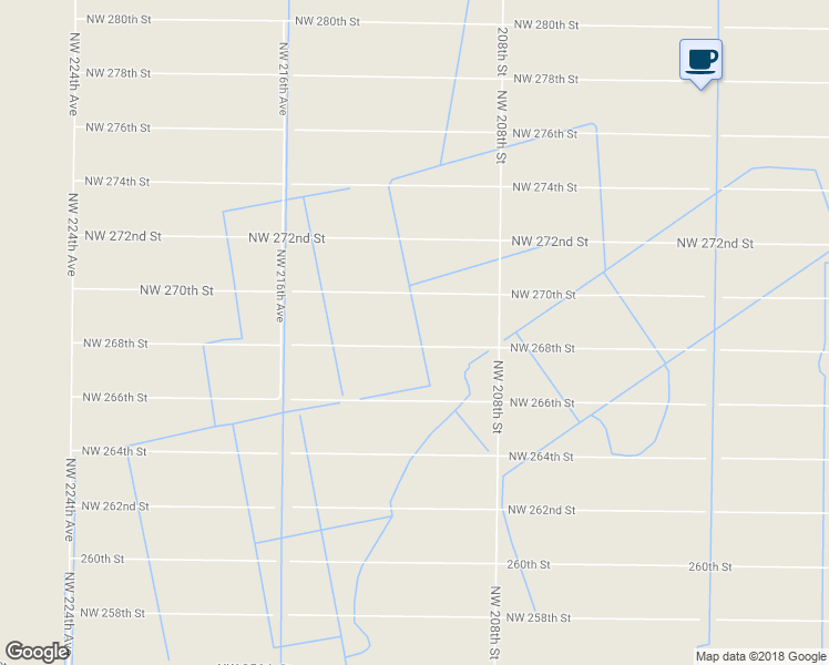 map of restaurants, bars, coffee shops, grocery stores, and more near 21125 Northwest 268th Street in Okeechobee