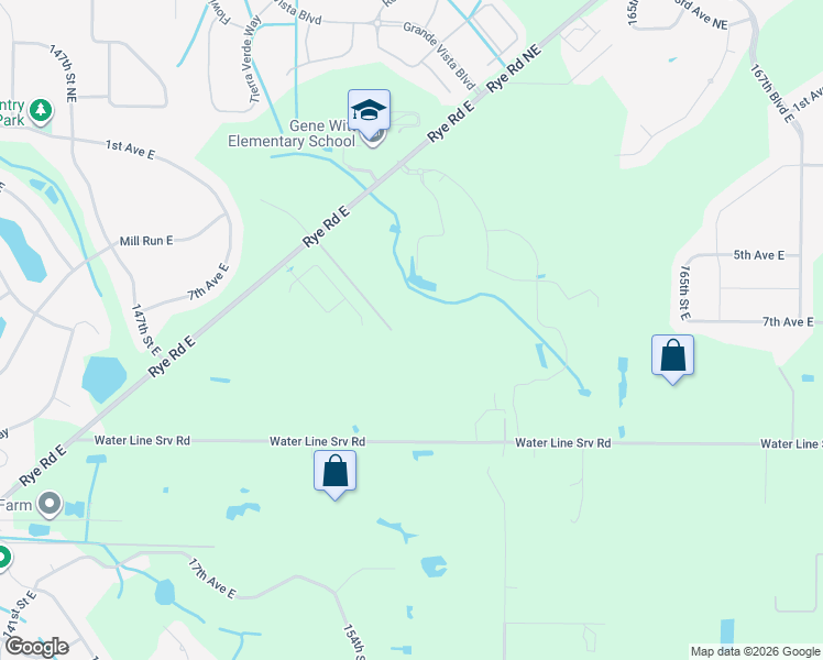 map of restaurants, bars, coffee shops, grocery stores, and more near 319 Rye Rd E in Bradenton