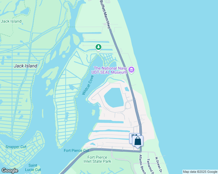 map of restaurants, bars, coffee shops, grocery stores, and more near 2005 Lynx Drive in Fort Pierce