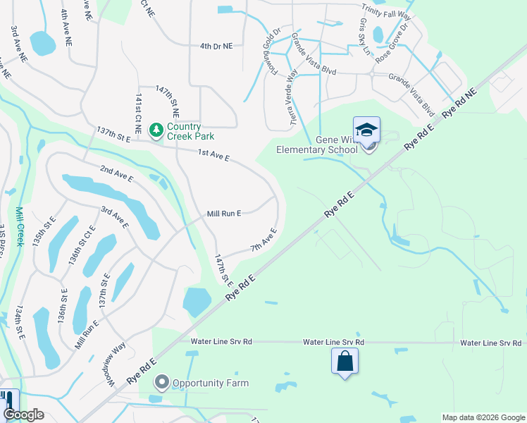 map of restaurants, bars, coffee shops, grocery stores, and more near 109 Mill Run East in Bradenton
