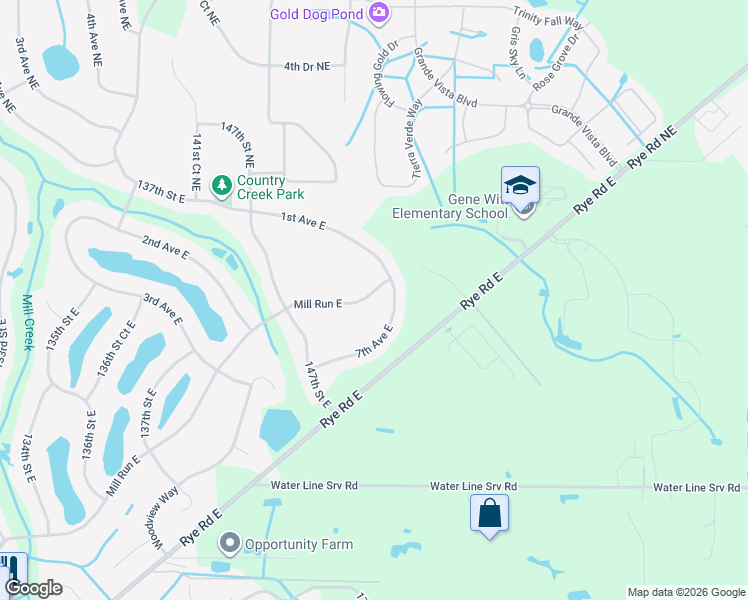 map of restaurants, bars, coffee shops, grocery stores, and more near 109 Mill Run East in Bradenton