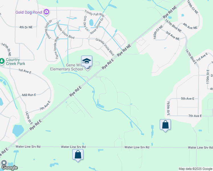 map of restaurants, bars, coffee shops, grocery stores, and more near 201 Rye Road East in Bradenton