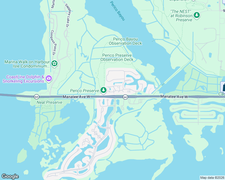 map of restaurants, bars, coffee shops, grocery stores, and more near 11208 Veranda Court in Bradenton