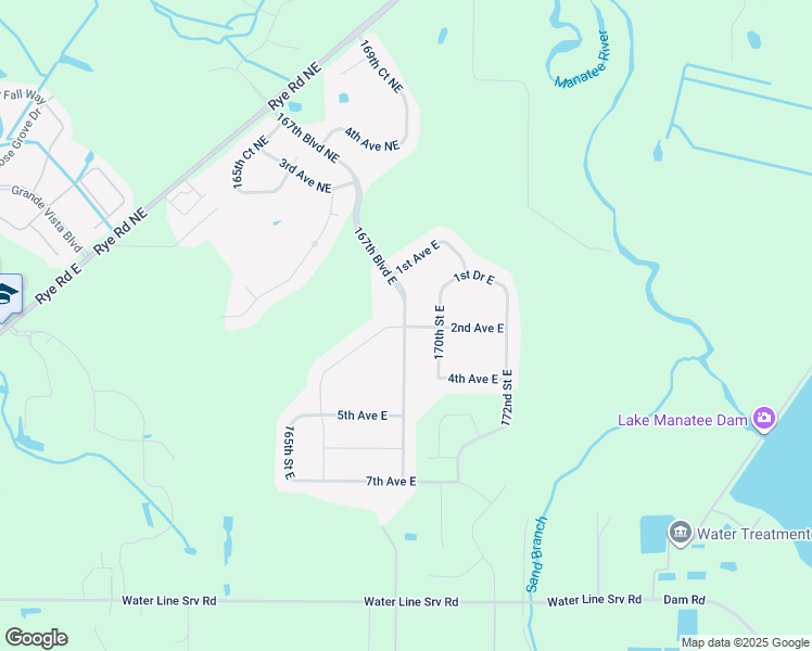 map of restaurants, bars, coffee shops, grocery stores, and more near 11057 2nd Avenue East in Bradenton