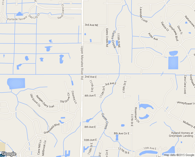 map of restaurants, bars, coffee shops, grocery stores, and more near 11138 2nd Avenue East in Bradenton