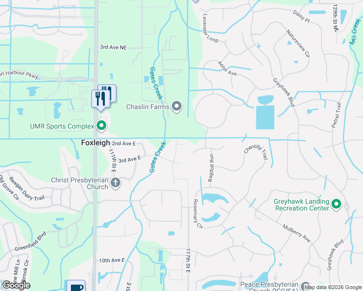 map of restaurants, bars, coffee shops, grocery stores, and more near 211 116th Street East in Bradenton