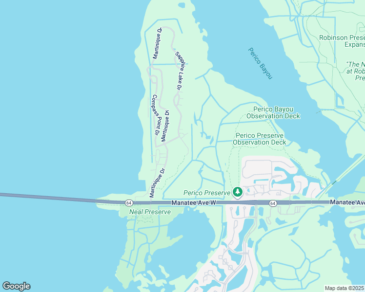 map of restaurants, bars, coffee shops, grocery stores, and more near 330 Sapphire Lake Drive in Bradenton