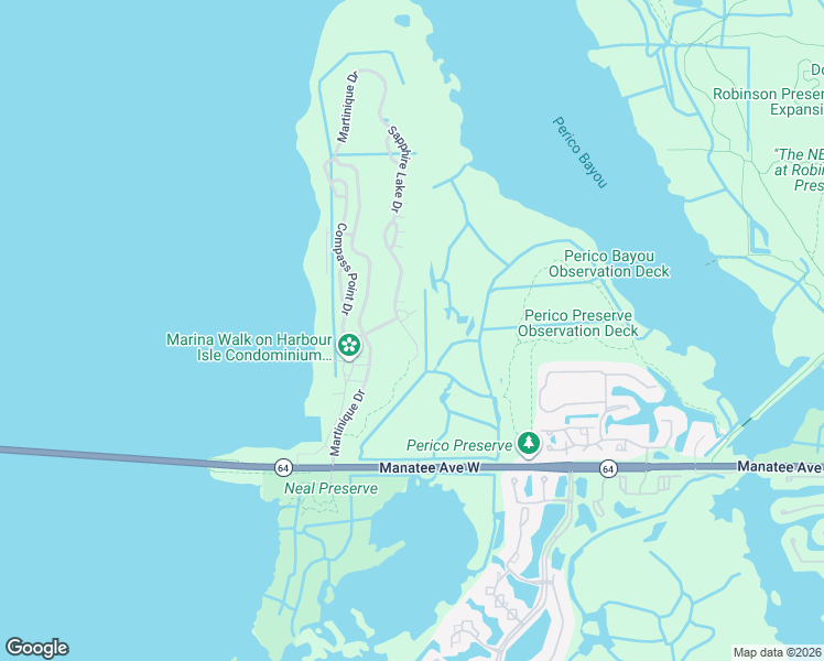 map of restaurants, bars, coffee shops, grocery stores, and more near 339 Sapphire Lake Drive in Bradenton
