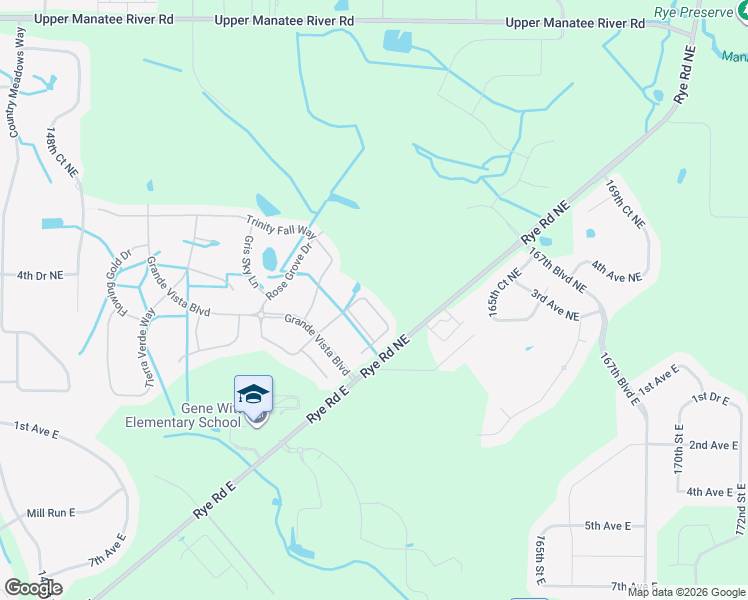 map of restaurants, bars, coffee shops, grocery stores, and more near 15807 High Bell Place in Bradenton