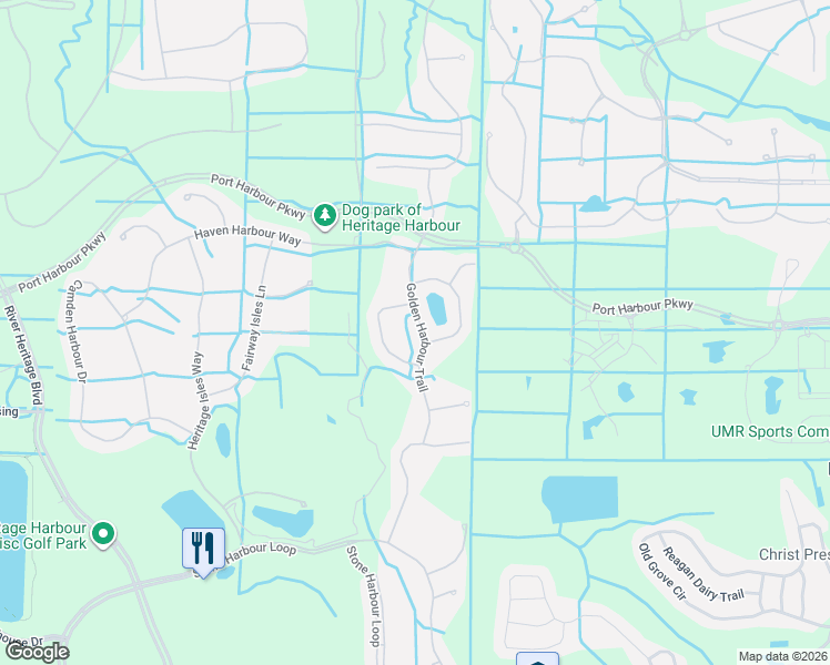 map of restaurants, bars, coffee shops, grocery stores, and more near 227 Golden Harbour Trail in Bradenton
