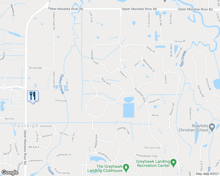 map of restaurants, bars, coffee shops, grocery stores, and more near 311 Salvia Court in Bradenton