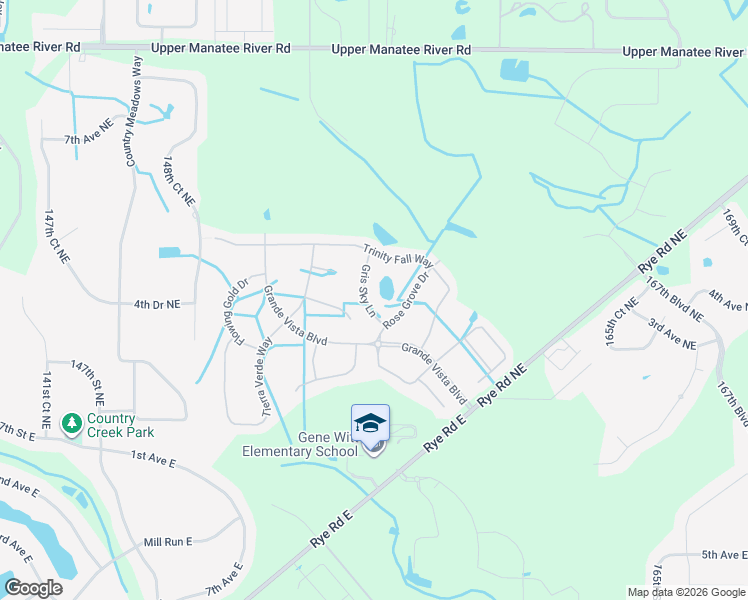 map of restaurants, bars, coffee shops, grocery stores, and more near 331 Gris Sky Lane in Bradenton