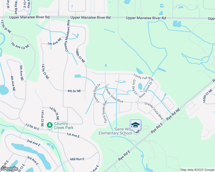 map of restaurants, bars, coffee shops, grocery stores, and more near 428 Grand Vista Boulevard in Bradenton