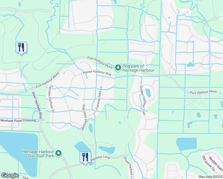 map of restaurants, bars, coffee shops, grocery stores, and more near 8423 Eagle Isles Place in Bradenton