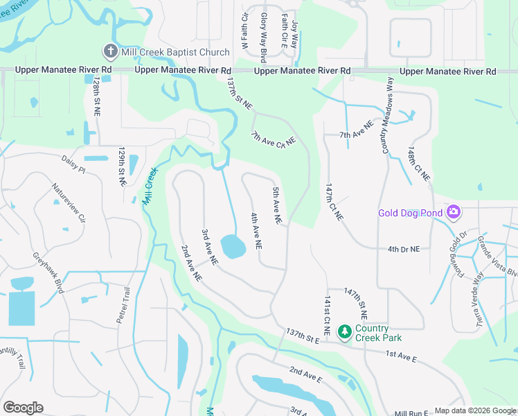 map of restaurants, bars, coffee shops, grocery stores, and more near 13535 4th Avenue Northeast in Bradenton