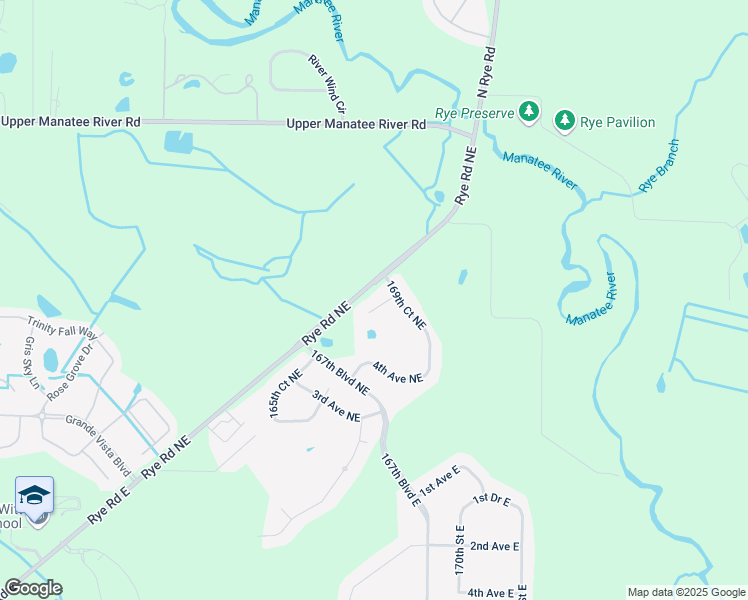 map of restaurants, bars, coffee shops, grocery stores, and more near 16811 5th Terrace Northeast in Bradenton