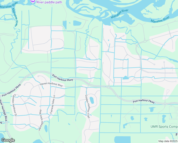 map of restaurants, bars, coffee shops, grocery stores, and more near 207 River Enclave Court in Bradenton