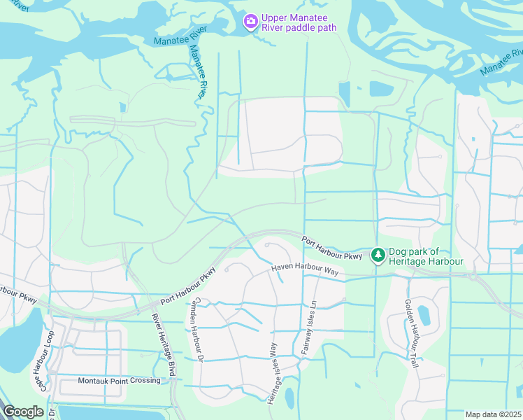 map of restaurants, bars, coffee shops, grocery stores, and more near 7912 Heritage Grand PIace in Bradenton
