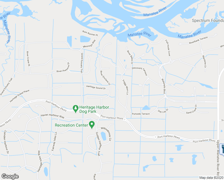 map of restaurants, bars, coffee shops, grocery stores, and more near 311 River Enclave Court in Bradenton