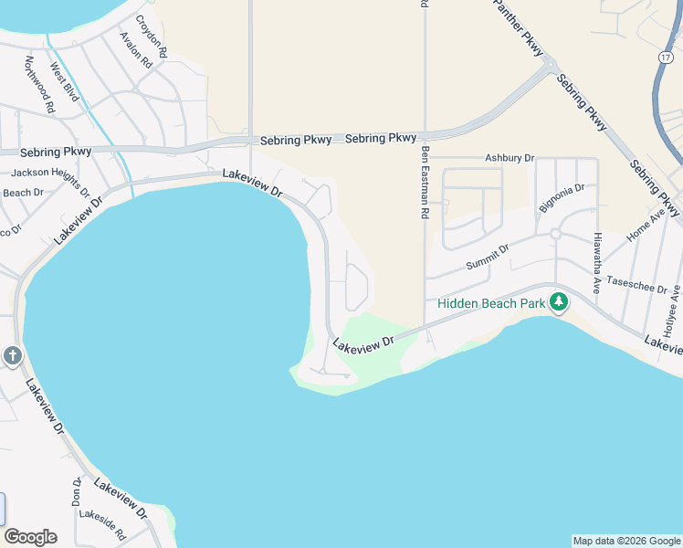 map of restaurants, bars, coffee shops, grocery stores, and more near 2403 Davis Cir in Sebring