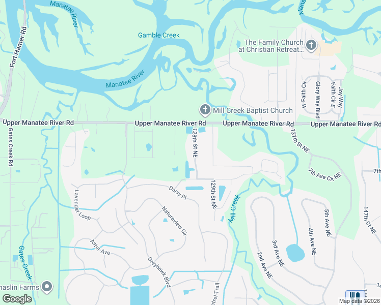 map of restaurants, bars, coffee shops, grocery stores, and more near 718 128th Street Northeast in Bradenton