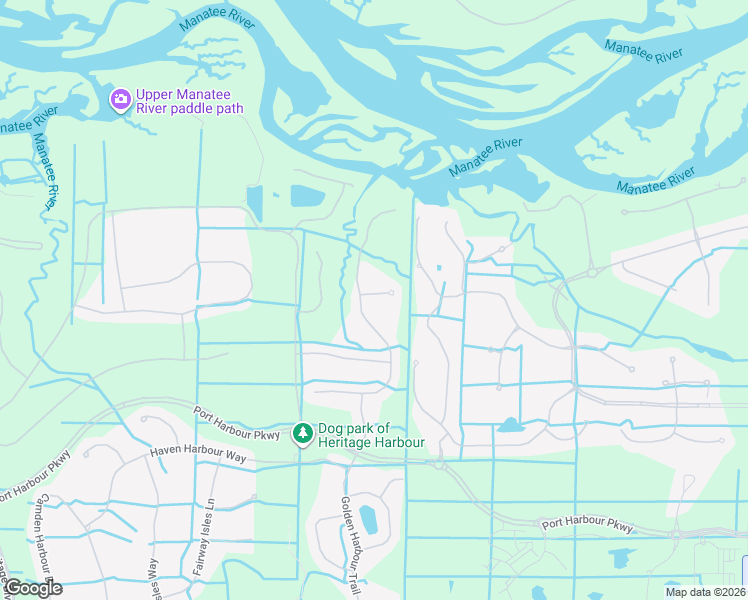 map of restaurants, bars, coffee shops, grocery stores, and more near 9012 Hammock Edge Place in Bradenton