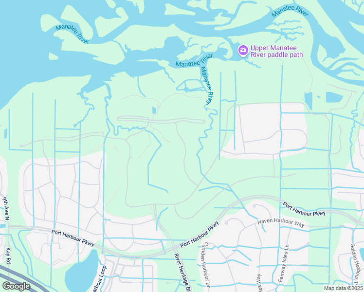 map of restaurants, bars, coffee shops, grocery stores, and more near 419 Winding Brook Lane in Bradenton