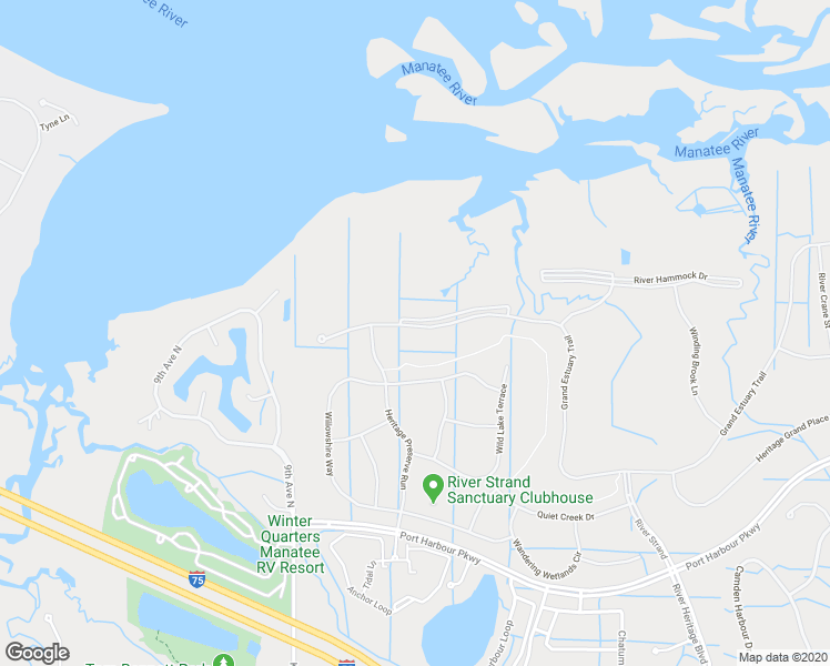 map of restaurants, bars, coffee shops, grocery stores, and more near 6704 Grand Estuary Trail in Bradenton