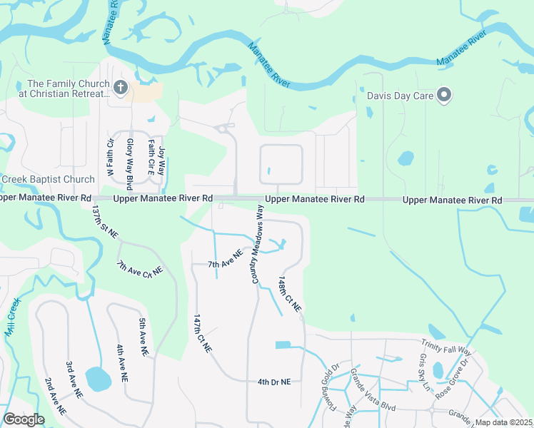 map of restaurants, bars, coffee shops, grocery stores, and more near 811 Country Meadows Way in Bradenton