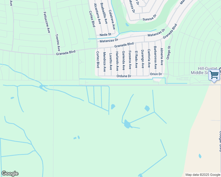 map of restaurants, bars, coffee shops, grocery stores, and more near 6109-7599 Schumacher Road in Sebring