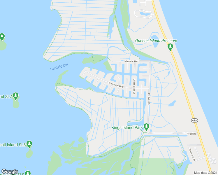 map of restaurants, bars, coffee shops, grocery stores, and more near 117 Queen Elizabeth Court in Fort Pierce