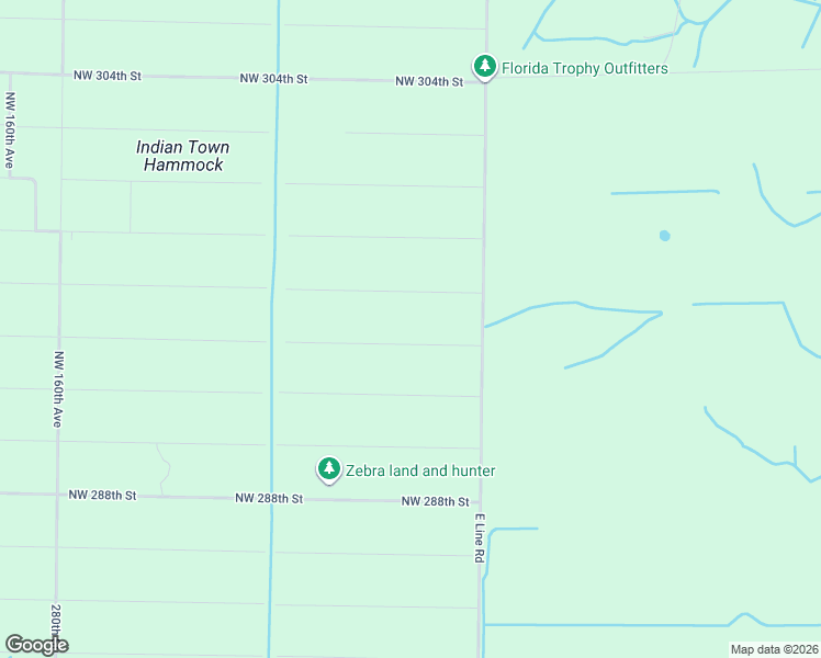 map of restaurants, bars, coffee shops, grocery stores, and more near 14667 Northwest 294th Street in Okeechobee