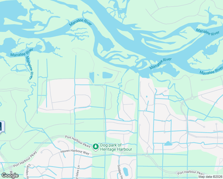 map of restaurants, bars, coffee shops, grocery stores, and more near 531 Grand Preserve Cove in Bradenton