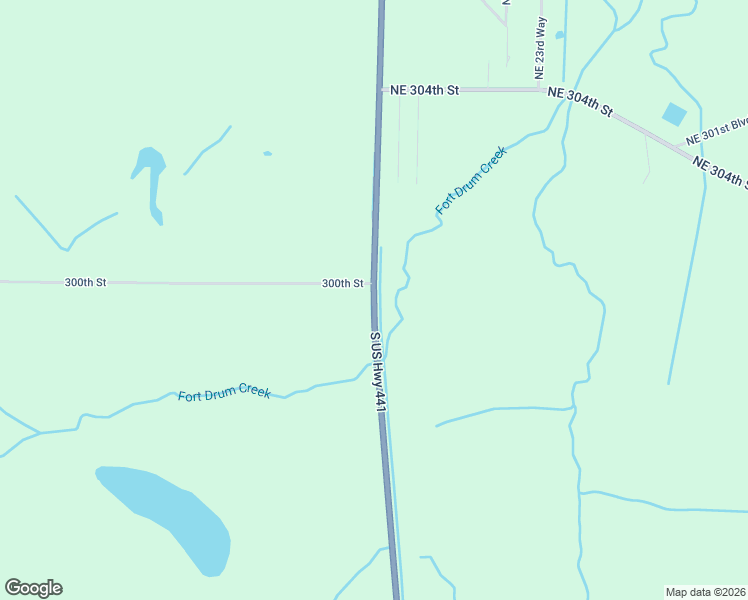 map of restaurants, bars, coffee shops, grocery stores, and more near North Parrott Avenue in Okeechobee