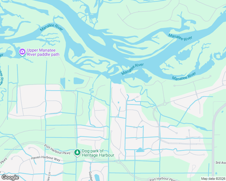 map of restaurants, bars, coffee shops, grocery stores, and more near 9429 Discovery Terrace in Bradenton