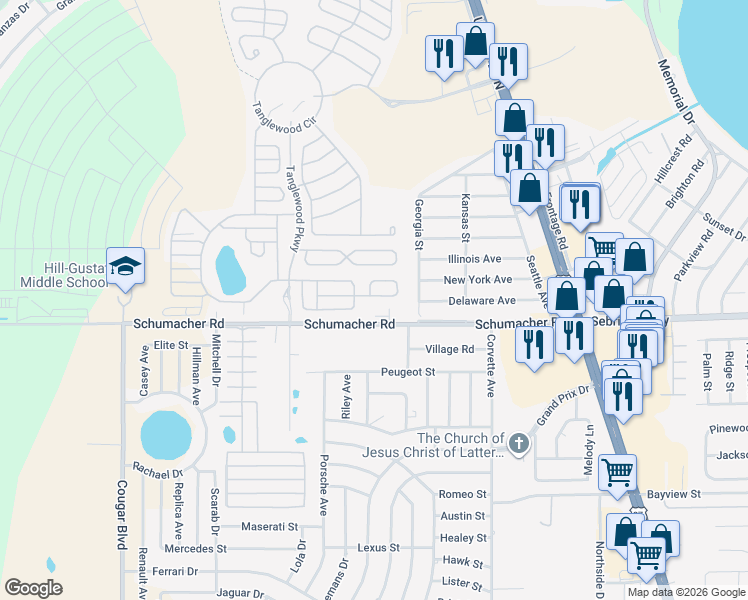 map of restaurants, bars, coffee shops, grocery stores, and more near Beartooth Pass in Sebring