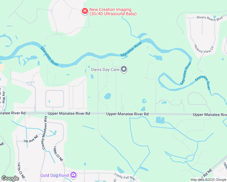 map of restaurants, bars, coffee shops, grocery stores, and more near 1008 Hagle Park Road in Bradenton