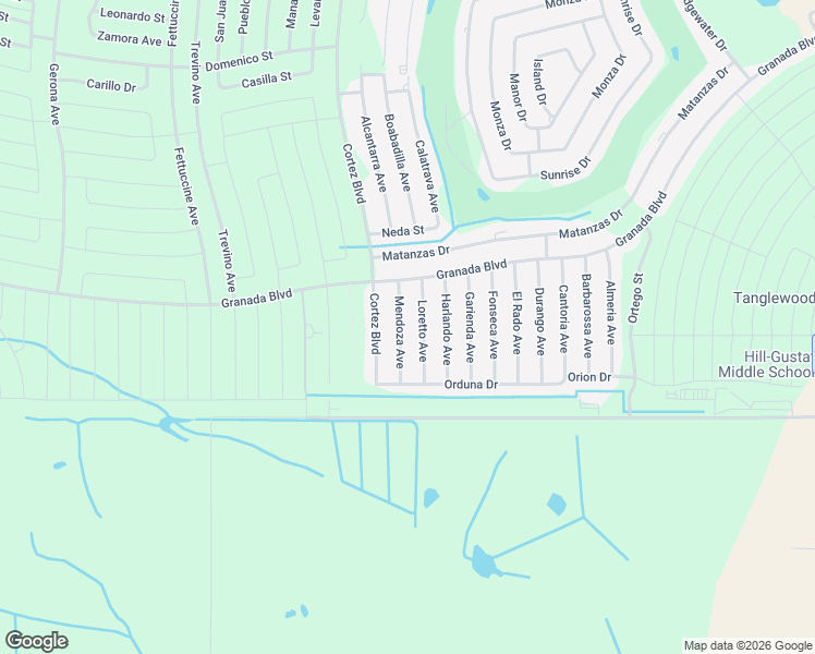 map of restaurants, bars, coffee shops, grocery stores, and more near 4007 Loretto Avenue in Sebring