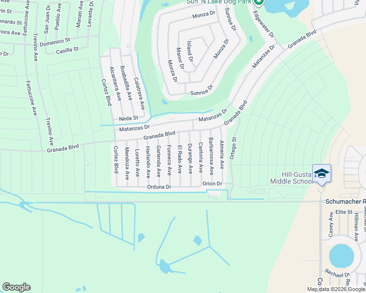 map of restaurants, bars, coffee shops, grocery stores, and more near 4038 El Rado Avenue in Sebring