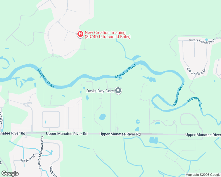 map of restaurants, bars, coffee shops, grocery stores, and more near 1208 Hagle Park Road in Bradenton