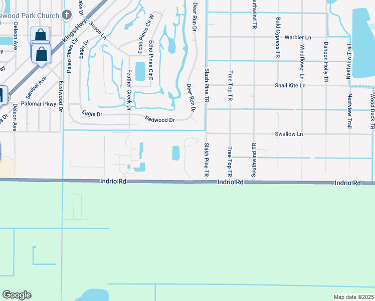 map of restaurants, bars, coffee shops, grocery stores, and more near 4939 Sparkling Pines Circle in Fort Pierce